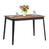 Costway Mid-Century Modern Rectangular Table