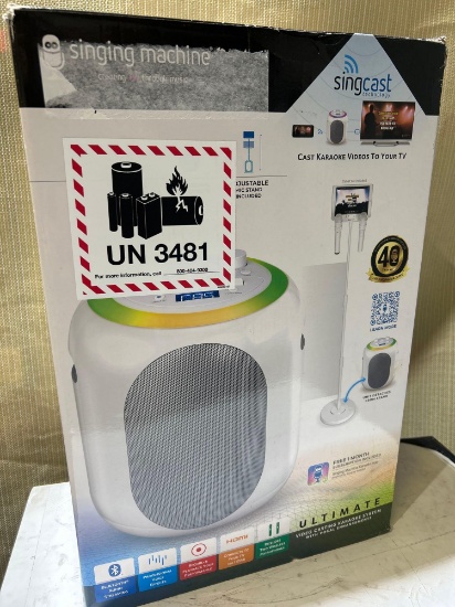 Singing Machine Singcast Ultimate Video Casting Karaoke System