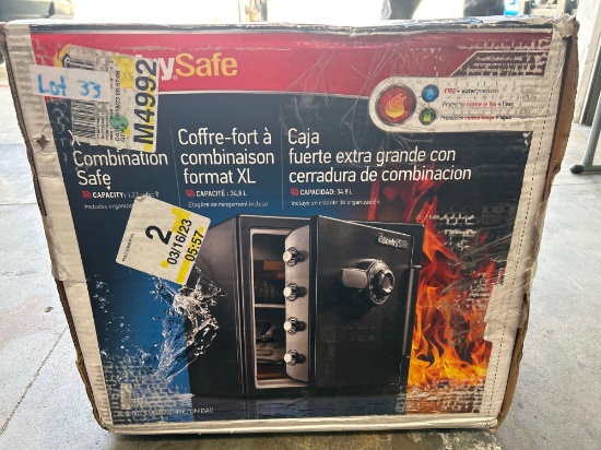 Senstry Safe 1.23cu ft Combination Safe