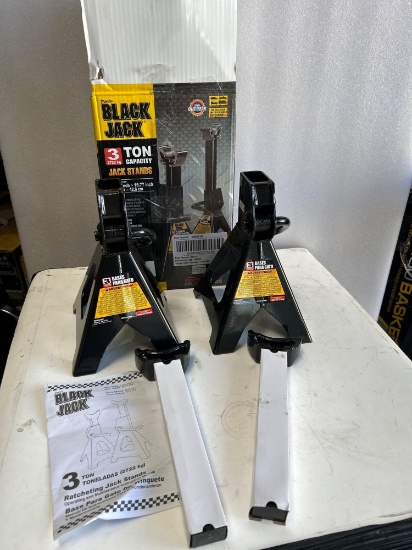 Torin Black Jack Stands 3 Ton Pair