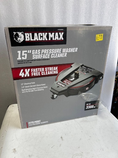BLACK MAX 15" Gas Pressure Washer Surface Cleaner