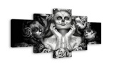 Halloween Day of The Dead Home Decor Wall Art Decor Posters 5 Panels Large Poster-60