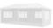 10 ft. x 20 ft. White Canopy Tent Wedding Party Tent with 4 Side Walls Carry Bag OP3925WH
