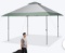 Costway 13 Feet Grey Pop-Up Gazebo Tent NP10829GN