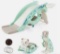 4-in-1 Kids Slide Rocking Toy w/ Multifunctional Slide with Rocking Horse UY10068GN