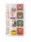 Costway 8-Cube Kids Wardrobe Baby Dresser Bedroom Armoire Clothes Hanging Closet with Doors White
