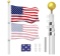 25FT Telescoping Flag Pole Kit