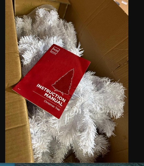 Small White Christmas Tree