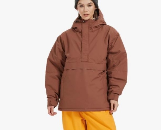 New Waterproof Ski Jacket Warm Winter Snow Coat Windbreaker Hooded Thick Snowboard - XXL