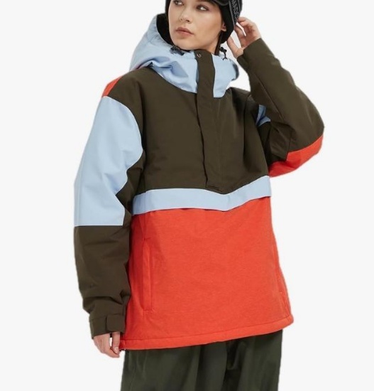 New Waterproof Ski Jacket Warm Winter Snow Coat Windbreaker Hooded Thick Snowboard - XXL