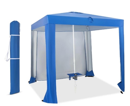 Tangkula 6.6x6.6 Ft Beach Cabana NP11207NY