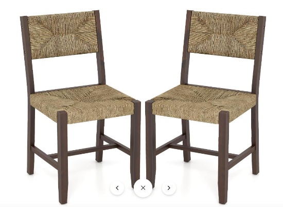 Giantex Rattan Dining Chairs JV11590BN