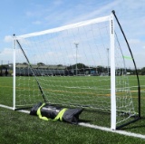 Qty of 2 - QUICKPLAY Kickster Elite Portable Soccer Goal 6ft x 4ft