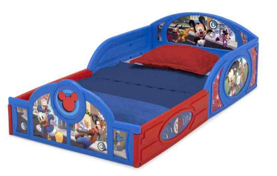 Mickey Mouse Plastic Sleep and Play Toddler Bed
