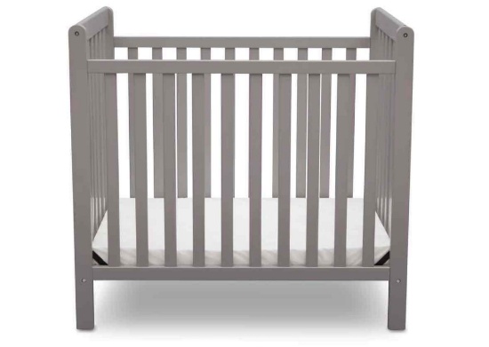 Delta Children Classic Mini Crib with 2.75-inch Mattress - Convertible to Twin Bed