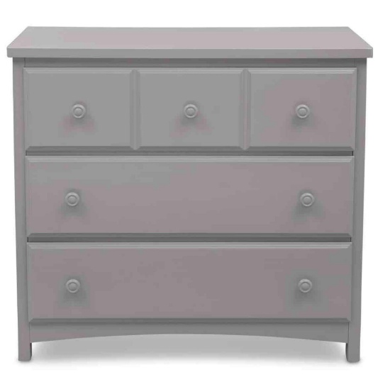 Delta Children 3 Drawer Dresser with Interlocking Drawers