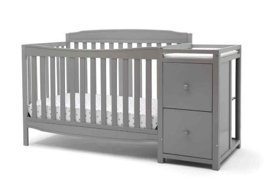 Delta Children Mason Convertible 6-in-1 Crib and Changer