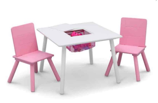 Delta Children Kids Table and Chair Set with Storage