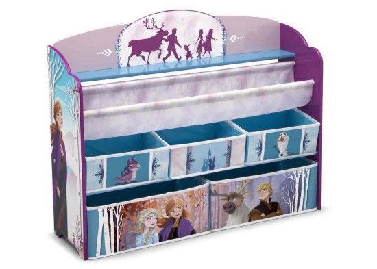 Delta Children Frozen II Deluxe Toy and Book Organizer