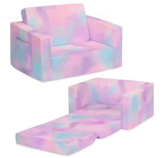 Cozee Flip-Out Chair - 2-in-1 Convertible Chair to Lounger for Kids
