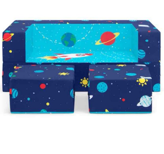 Convertible Sofa and Play Set for Kids and Toddlers