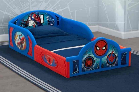 Spider-Man Sleep and Play Toddler Bed