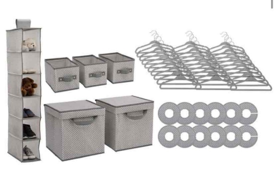 48 Piece Nursery Storage Set