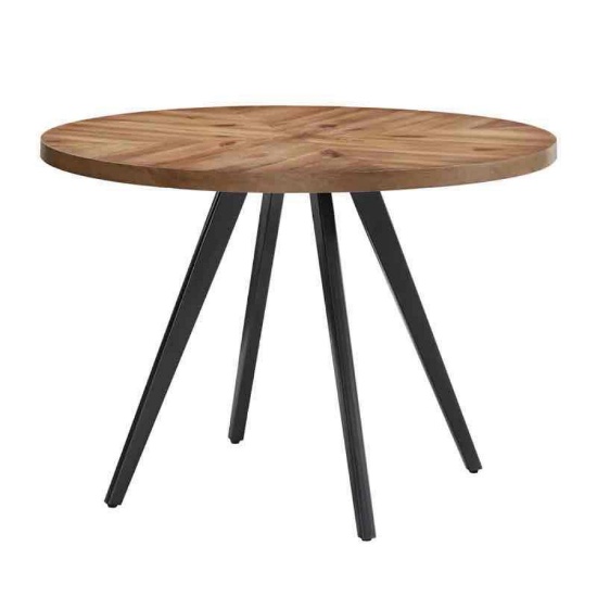 Moeller Round Metal Base Dining Table