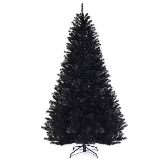 7.5 ft. Unlit Artificial Halloween Christmas Tree with 1258 Tips