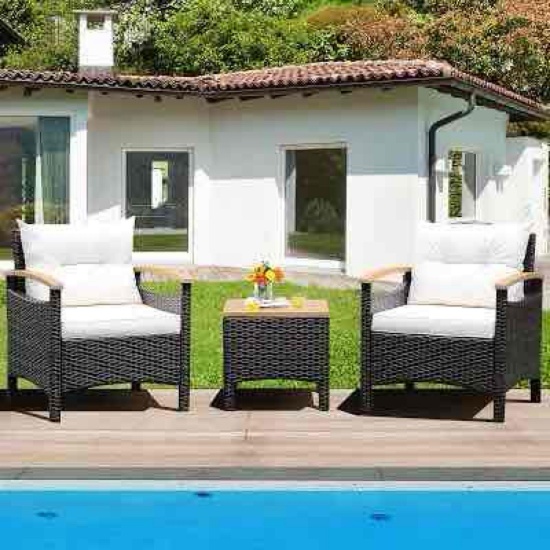 Costway Patio Rattan Furniture Set