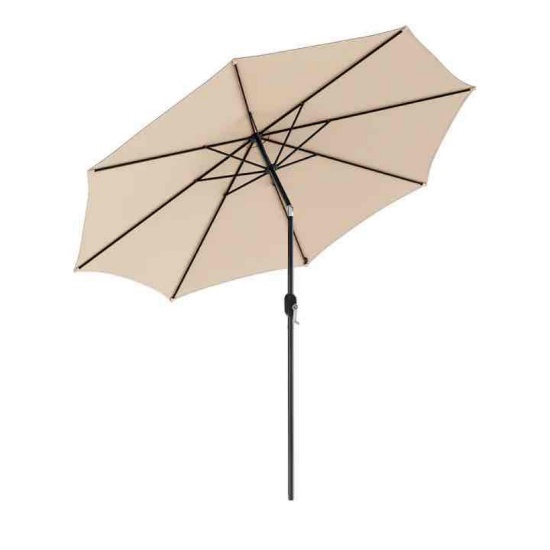PATIO UMBRELLA WITH PUSH BUTTON