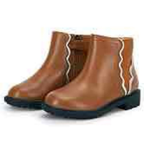 Kids Girls Chunky Low Block Heel Ankle Boots Chelsea Dress Booties Cute Winter Shoes With Zipper
