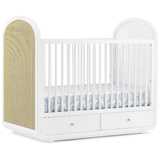 Bellini Aspen 4-In-1 Convertible Crib with Underdrawer