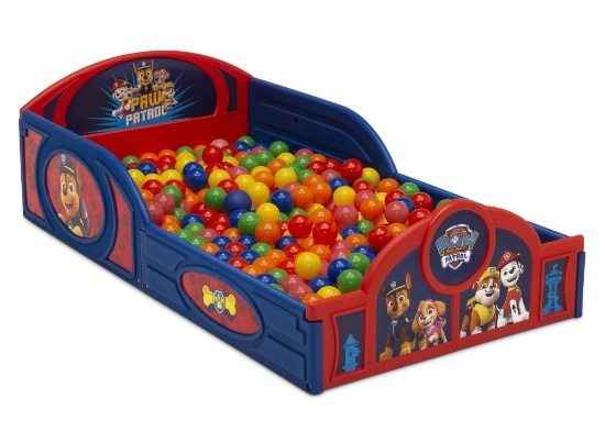 Delta Children PAW Patrol Plastic Sleep and Play Toddler Bed