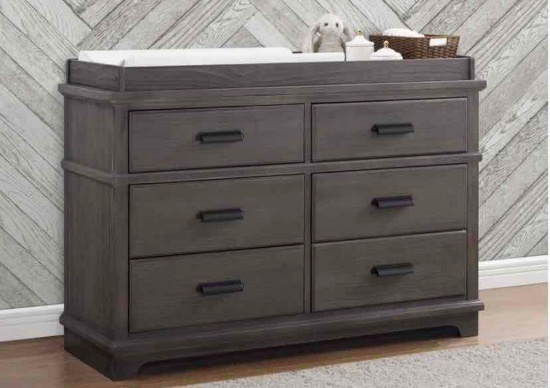 Simmons Kids Asher 6 Drawer Dresser with Changing Top