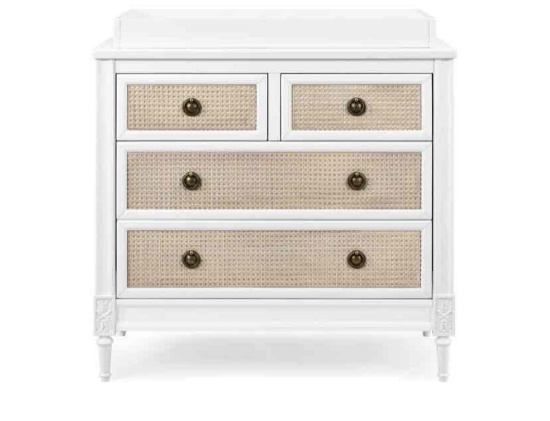 Delta Children Madeline 4 Drawer Dresser with Changing Top and Interlocking Drawers