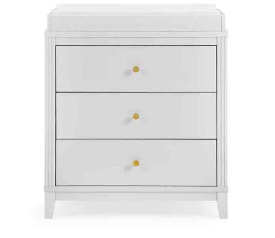 Delta Children Eloise 3 Drawer Dresser with Changing Top