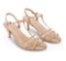 Coutgo Womens Kitten Heeled Sandals Gladiator Dress Shoes (Size 9)