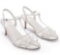 Coutgo Womens Kitten Heeled Sandals T-strap Heels (Size 10)