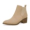 Womens Mid-heel Ankle Boots Pointed Toe Size 7.5