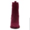 Dress Boots for Women, High Heel Boots Ankle Boots Stiletto Pointed Toe Booties Wine Red