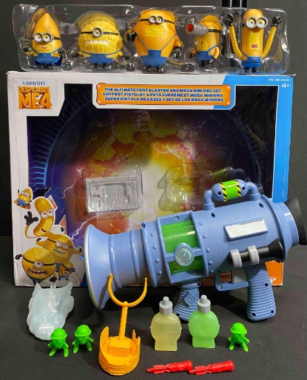 ILLUMINATION'S DESPICABLE ME4 THE ULTIMATE FART BLASTER AND MEGA MINIONS SET