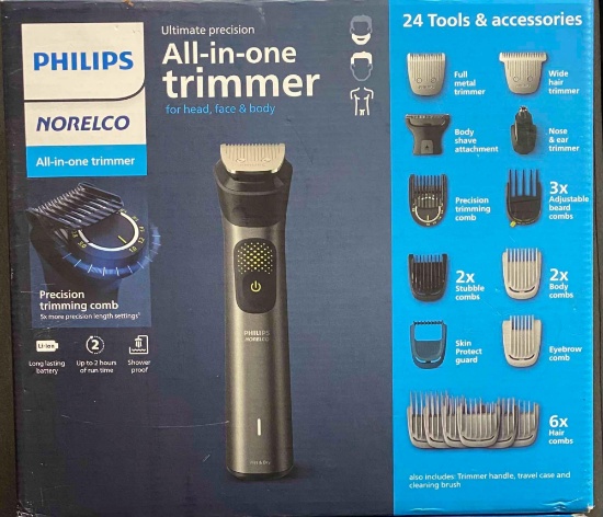 3 Pack of PHILIPS NORELCO All-in-One Trimmer