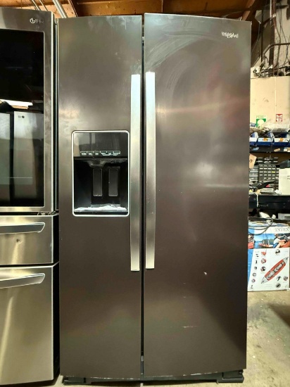 Whirlpool - 28.5 Cu. Ft. Side-by-Side Refrigerator with In-Door-Ice Storage