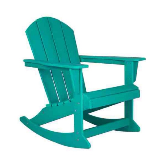Rocking Chair in Turquoise