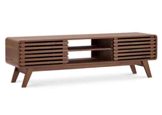 Ensley 59" TV Stand, Walnut