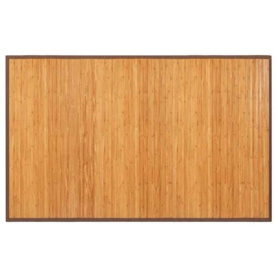 5? x 8? Bamboo Area Rugs - Floor Mat with Anti-Slip Backing, Durable Roll-up Floor Rug, 60? x 96?