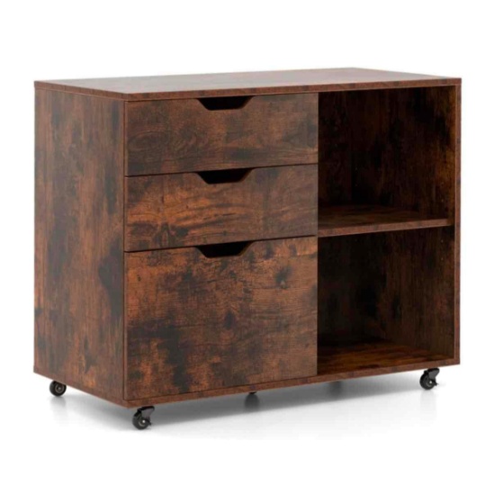 Giantex 3 Drawer File Cabinet