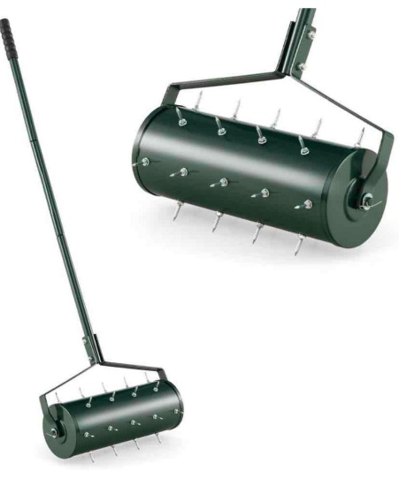 Goplus Rolling Lawn Aerator