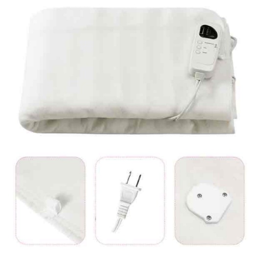 Costway White 35-in x 40-in Heated Blanket